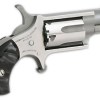 NORTH AMERICAN ARMS MINI 22LR REV 1-1/8 SS BLK PRL