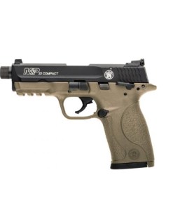 SMITH AND WESSON M&P22 COMPACT 22LR FDE THREAD