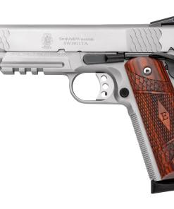 SMITH AND WESSON SW1911TA 45A 5" SS/WD NS E-SER