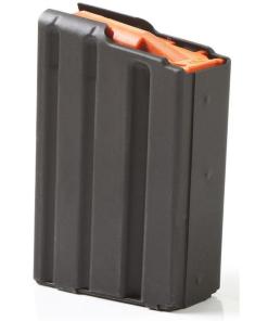 ASC AR Family Rifle Magazine Orange Follower .223 Remington Black Aluminum 10/rd