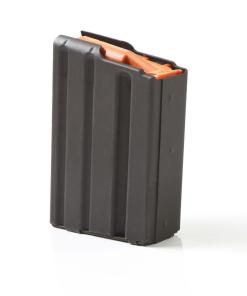 ASC AR Family Rifle Magazine Orange Follower .223 Remington Black Stainless Steel 10/rd