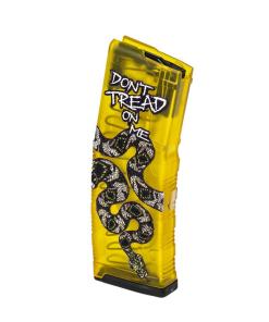 Amend2 AR-15 Rifle Magazine Translucent Yellow Don't Tread On Me 5.56x45mm/.223 Rem 30/rd