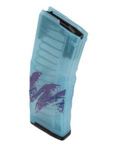Amend2 AR-15 Mod C Teal Printed Jazz Rifle Magazine 5.56mm/.223 Rem 30/rd