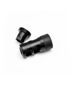 Area 419 Hellfire 2P-Self Timing Muzzle Brake w/ Adapter 6.5mm/30cal 1/2-28