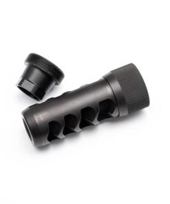 Area 419 Sidewinder Magnum Self Timing Muzzle Brake 30 cal 3/4-24 Thread Black Nitride
