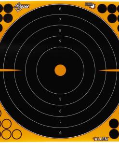 Allen EZ Aim Adhesive Splash Bullseye Target 12" Black and Yellow 25 Pack