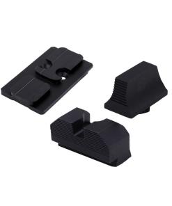 XS Sights Glock MOS Optic Mount Bundle for Glock ACRO Non Tritium Black