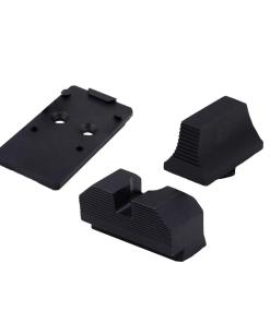 XS Sights Glock MOS Optic Mount Bundle for Glock RMR Non Tritium Black