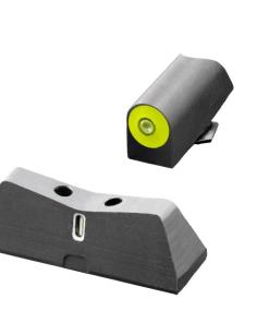 XS Sight DXT2 Big Dot Sight for Colt 1911 Enhanced all barrel lengths BCMS Cut - Yellow