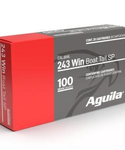 Aguila Rifle Ammunition 243 Win 100gr SP 2960 fps 20/ct
