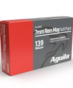 Aguila Rifle Ammunition 7mm Rem Mag 139 gr SP 3140 fps 20/ct