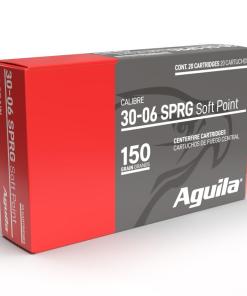 Aguila Rifle Ammunition 30-06 Sprg 150gr SP 2900 fps 20/ct