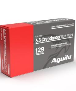 Aguila Rifle Ammunition 6.5 Creedmoor 129gr SP 2810 fps 20/ct