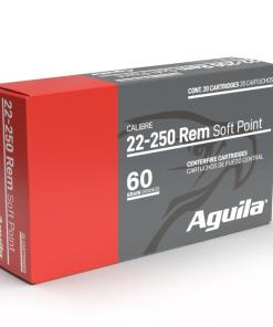 Aguila Rifle Ammunition 22-250 Rem 60gr SP 3240 fps 20/ct