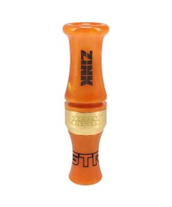 Zink Green Top Rocker Duck Mouth Call Orange Marbleade