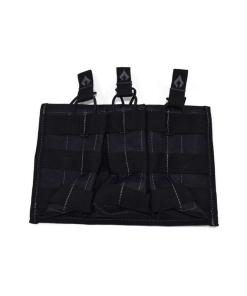 Advance Warrior Solutions Open Top Triple Mag Pouch Black