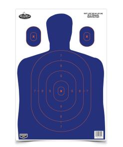 Birchwood Casey Dirty Bird BC-27 Silhouette Target - 16.5"x24" Blue/Orange 3 Pack