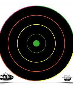 Birchwood Casey Dirty Bird 12" Multicolor Bull's-Eye Target 100/ct