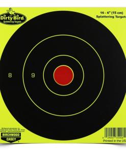 Birchwood Casey Dirty Bird 6" Yellow Bull's Eye Targets 100/ct