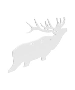 Birchwood Casey AR500 3/8" Silhouette Plate Target 3-Hole Elk