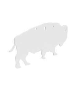Birchwood Casey AR500 3/8" Silhouette Plate Target 3-Hole Bison