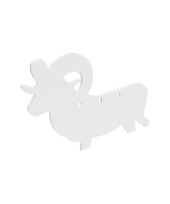 Birchwood Casey AR500 3/8" Silhouette Plate Target 3-Hole Ram