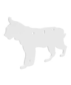 Birchwood Casey AR500 3/8" Steel 1 Hole Animal Silhouette Target - Bobcat 1/ct