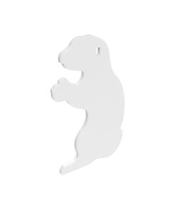 Birchwood Casey AR500 3/8" Steel 1 Hole Animal Silhouette Target - Gopher 1/ct