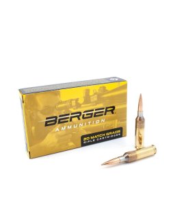 Berger 6mm Creedmoor 105gr Hybrid Target Match Grade Ammunition 20/rd