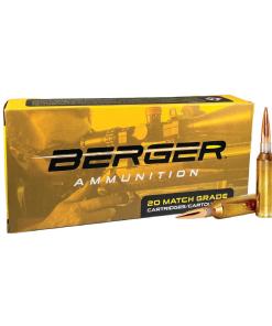 Berger Hybrid Target Rifle Ammunition 6.5 PRC 153.5gr OTM 2930 fps 20/ct