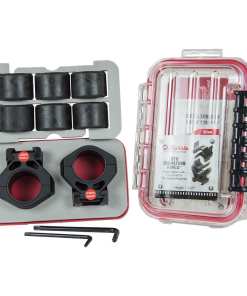 Burris Steel XTR Signature Scope Ring Set with Pos-Align Offset Inserts 30mm 1.25" Height - Matte