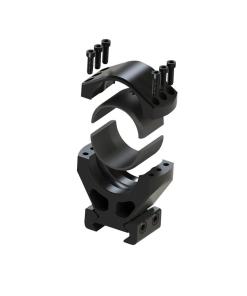 Burris Steel XTR Signature Scope Ring Set with Pos-Align Offset Inserts 1" 1.25" Height - Matte