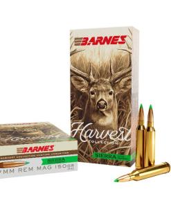Barnes Harvest Sierra Tipped GameKing Ammunition 7mm Rem Mag 150gr PT 3000 fps 20/ct