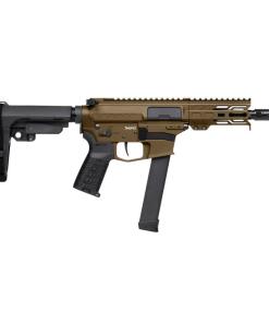 CMMG Banshee MKGs Fixed Ejector Handgun 9mm Luger 33rd Magazine 5'' Barrel RipBrace Midnight Bronze