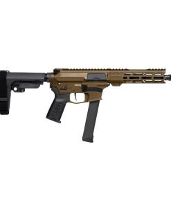 CMMG Banshee MKGs Fixed Ejector Handgun 9mm Luger 33rd Magazine 8" Barrel RipBrace Midnight Bronze