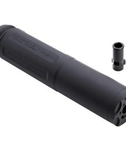 CMMG Defcan 9 Direct Thread Suppressor 9mm Luger 1/2x28 Black with HUB Adaptor