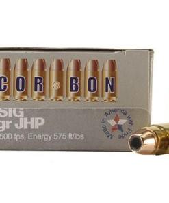 Corbon Self-Defense JHP Handgun Ammunition .357 SIG 115 gr JHP 1500 fps 20/box