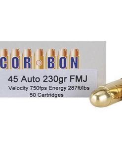 Corbon Self-Defense JHP Handgun Ammunition .45 ACP (+P) 230 gr JHP 950 fps 20/box