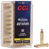 CCI V-MAX Rimfire Ammunition .22 WMR 30 gr Poly Tip V-Max 2200 fps 50/ct
