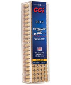 CCI Suppressor Max Rimfire .22 LR 45gr HP 970 fps 100/ct