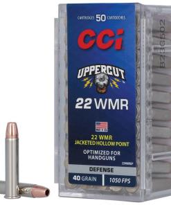 CCI Uppercut Rimfire Ammunition .22 WMR 40gr JHP 1050 fps 50/ct