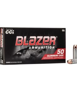 CCI Blazer Aluminum Handgun Ammunition .38 Spl +p 158 gr. FMJ 850 fps 50/ct