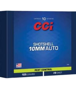 CCI Pest Control Handgun Shotshells 10mm Auto 53gr #9 Shot 890 fps 10/ct