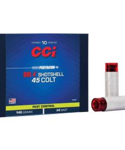 CCI Big 4 Handgun Shotshell Ammunition .45 Colt #4 850 fps 10/ct