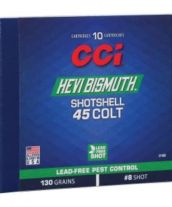 CCI Hevi Bismuth Centerfire Shotshell 45 Colt 130gr #8 1050 fps 10/ct