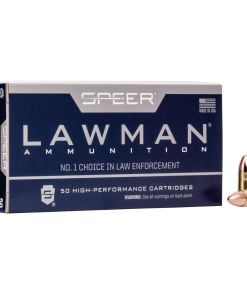Speer Lawman Handgun Ammunition 9mm Luger 115 gr TMJ-RN 9MM LUGER 115GR TMJ LAWMAN AMMUNITION 50 ROUND BOX