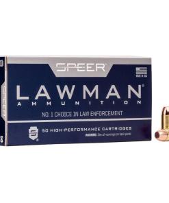 Speer Lawman Handgun Ammunition .40 S&W 180gr TMJ 1000 fps 50/ct