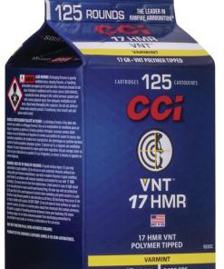 CCI Varmint Rimfire Ammunition .17 HMR 17gr VNT 2650 fps 125/ct