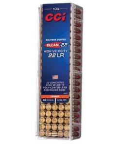 CCI Target Rimfire Ammunition .22 LR 40 gr LRN 1240 fps 100/ct