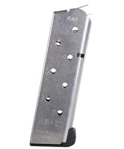 Chip McCormick 1911 Compact Power Mag Handgun Magazine Stainless Steel .45 ACP 8/rd